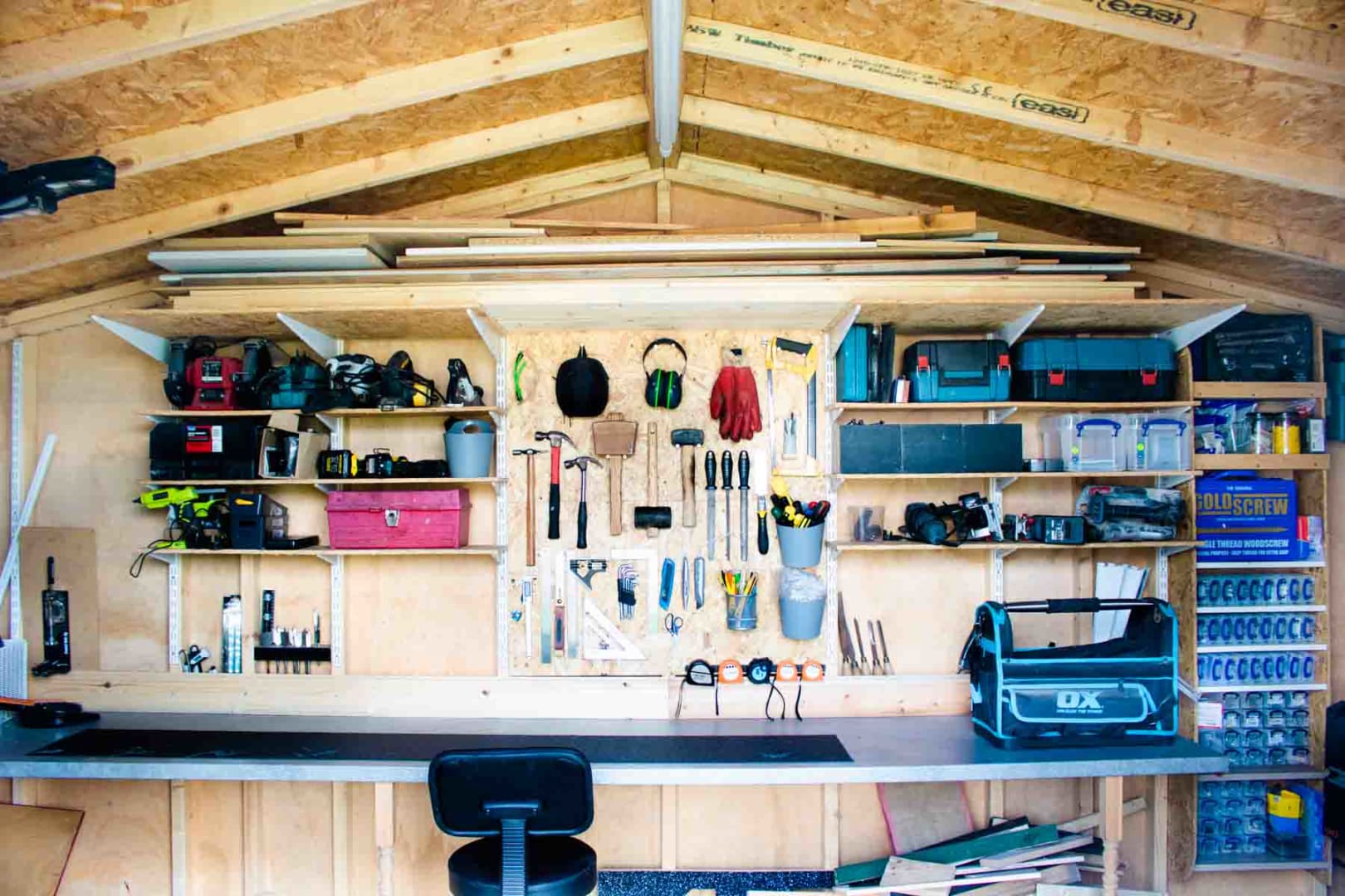 Organized Workshop Interior